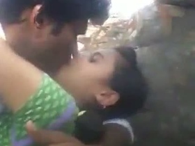 Hindi video of a young couple engaging in outdoor activities