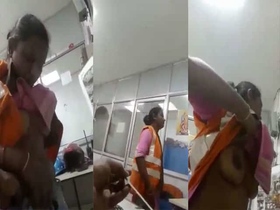 Desi MMS scandal: Hindi office sex video