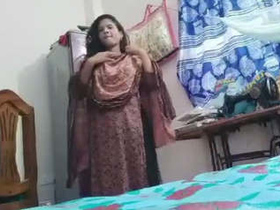 Part 1 of a busty Indian girl's figure showcasing