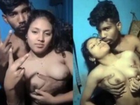 Indian newlywed couple indulges in passionate lovemaking