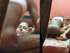 Hidden camera captures Desi couple's steamy sex session