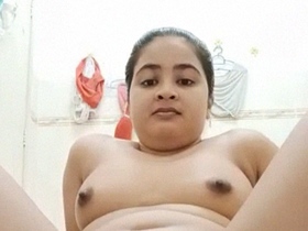 Watch a stunning Indian girl in the bathtub, completely naked and ready to please