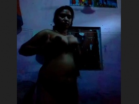 Cheating wife films herself for her lover in the village