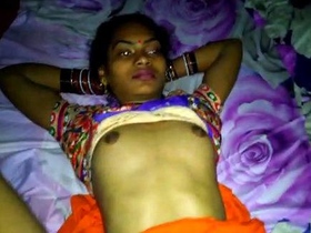 Desi babe enjoys pussy pads and fucking in video