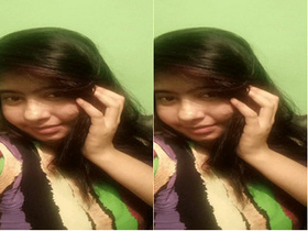 Cute Indian girl records intimate video for her lover