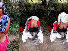 Outdoor Indian sex scene with randy babe