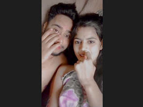 Intimate couple shares romantic pussy licking experience in Part 1