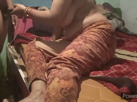 A sultry Desi bhabi indulges in pleasure in this hot video