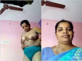 Exclusive video of Mallu bhabhi in saree