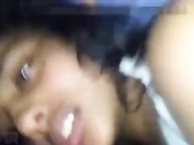 Desi amateur actress gives a blowjob and gets her hairy pussy pounded in MMS video