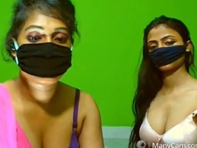 Indian beauties performing on camera