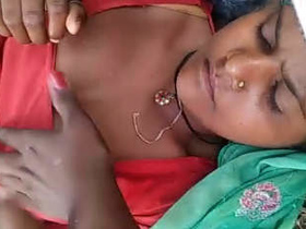 Indian prostitute engages in outdoor sex for financial gain
