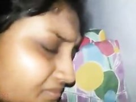 Desi wife's steamy home sex captured on MMS