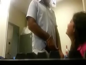 Horny student gets fucked without the teacher's knowledge in this video