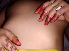 Indian wife's vagina orally pleasured and penetrated by spouse