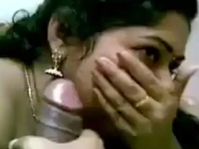South Indian woman gives a steamy blowjob in HD video