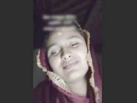 Village belle pleasures herself with moans and expressions of lust