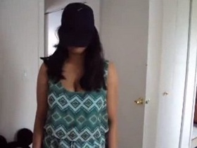 Indian beauty records intimate self-filmed content for her partner