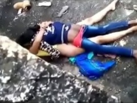 College student gets caught having outdoor sex by surprised passerby