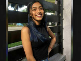 Watch a stunning black girl give a blowjob and get fucked in a steamy video