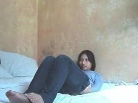 Lover and lover enjoy steamy hotel room sex