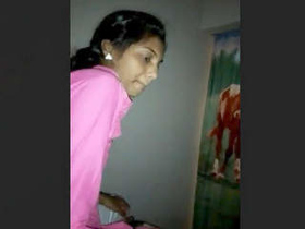 Sensual Indian lovers engage in passionate kissing and oral sex