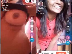 Exclusive video of a cute desi girl flaunting her breasts and buttocks at a tango show