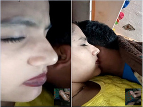 Amateur couple indulges in steamy romance and sex in VK video