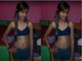 Exclusive video of Indian amateur girl's boobs and pussy
