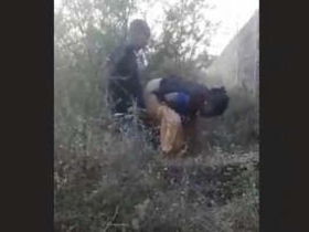 Desi Randi Bhabhi's outdoor adventure with two guys