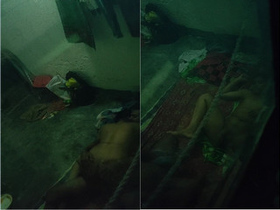 Amateur Indian couple gets caught on camera while fucking