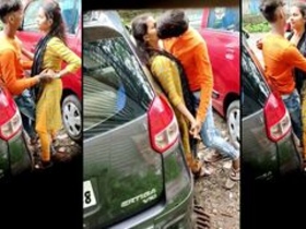 Desi MMS video captures a couple making out in public
