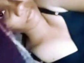 Cute Indian girl in video call