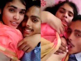Desi couple indulges in breast play and oral sex in audio-tagged video