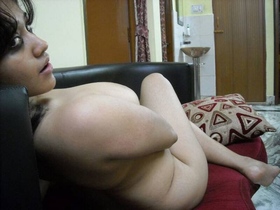 Indian wife Kiran pleasuring herself with the help of her husband's friend