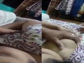 Tamil wife enjoys home sex with her husband