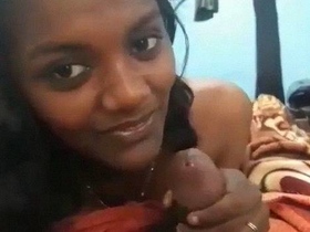 Indian black cock gets sucked in Mallu accent