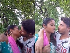 Exclusive Desi couple shares intimate moments with kissing and cuddling