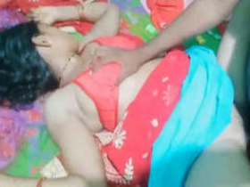 Indian aunty's sensual breast massage and sexual encounter