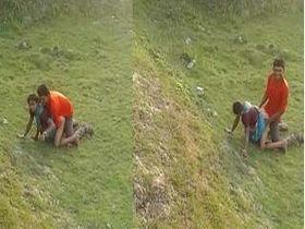 Exclusive video of Bhabhi getting doggy-style fucked by a village hunk