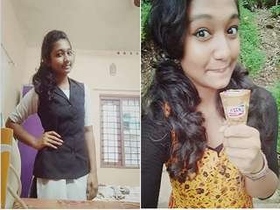 College girl fucking with her big boobs on cam