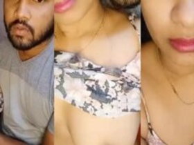 Desi bhabhi flaunts her curves in a sexy selfie video