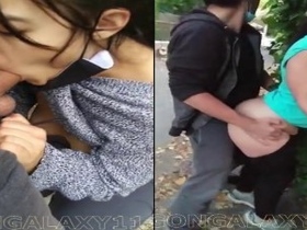 Tamil girl gets fucked in the backyard