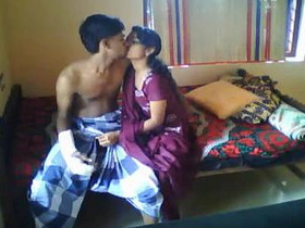 Young Indian couple enjoys lovemaking in video