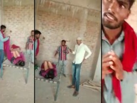 Village couple caught having sex in barn by Devar Bhabhi, scandalous MMC video