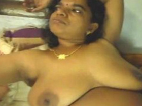 Desi aunty gets naughty in the village