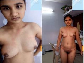 Amateur Indian girl with big boobs and cute pussy gets naughty in exclusive video