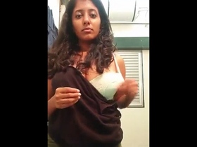 Married beauty flaunts and discusses her erotic cravings