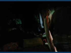 A young man secretly records his brother's nude spouse in an erotic video