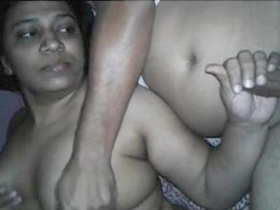 Indian wife tempting her friend while her husband films